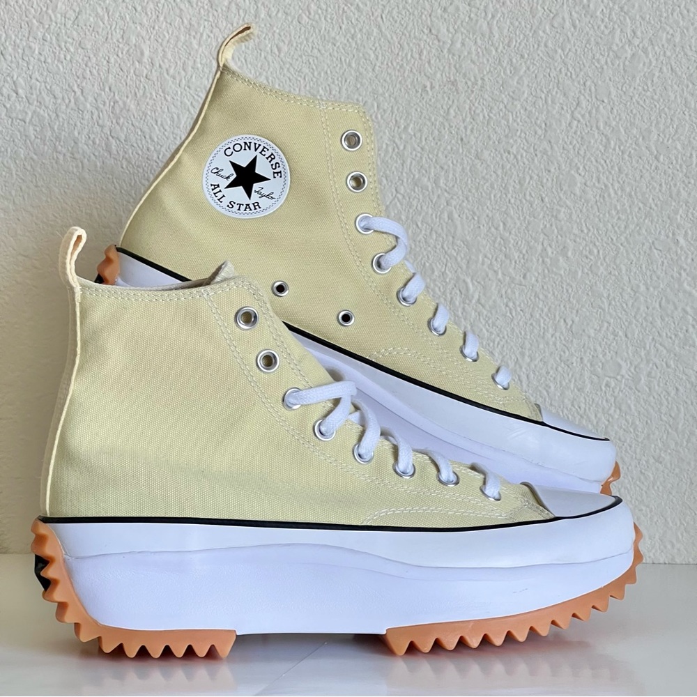 Converse Run Star Hike Platform Hi Top 'Lemon Drop' Yellow Size 10.5